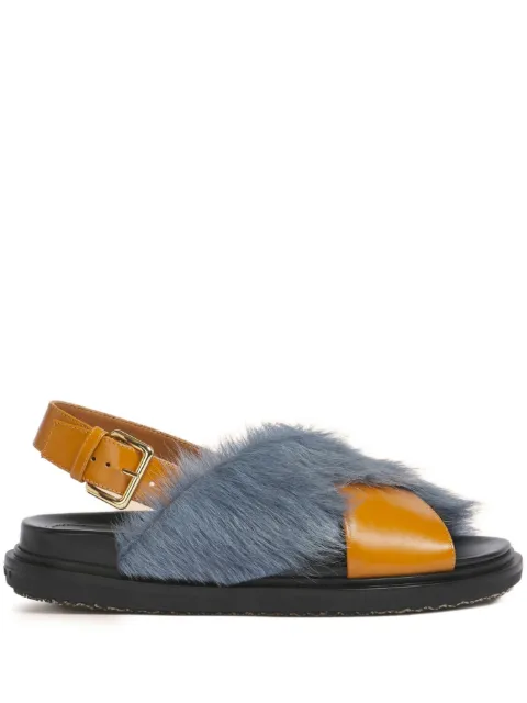 Marni Fussbett criss-cross sandals