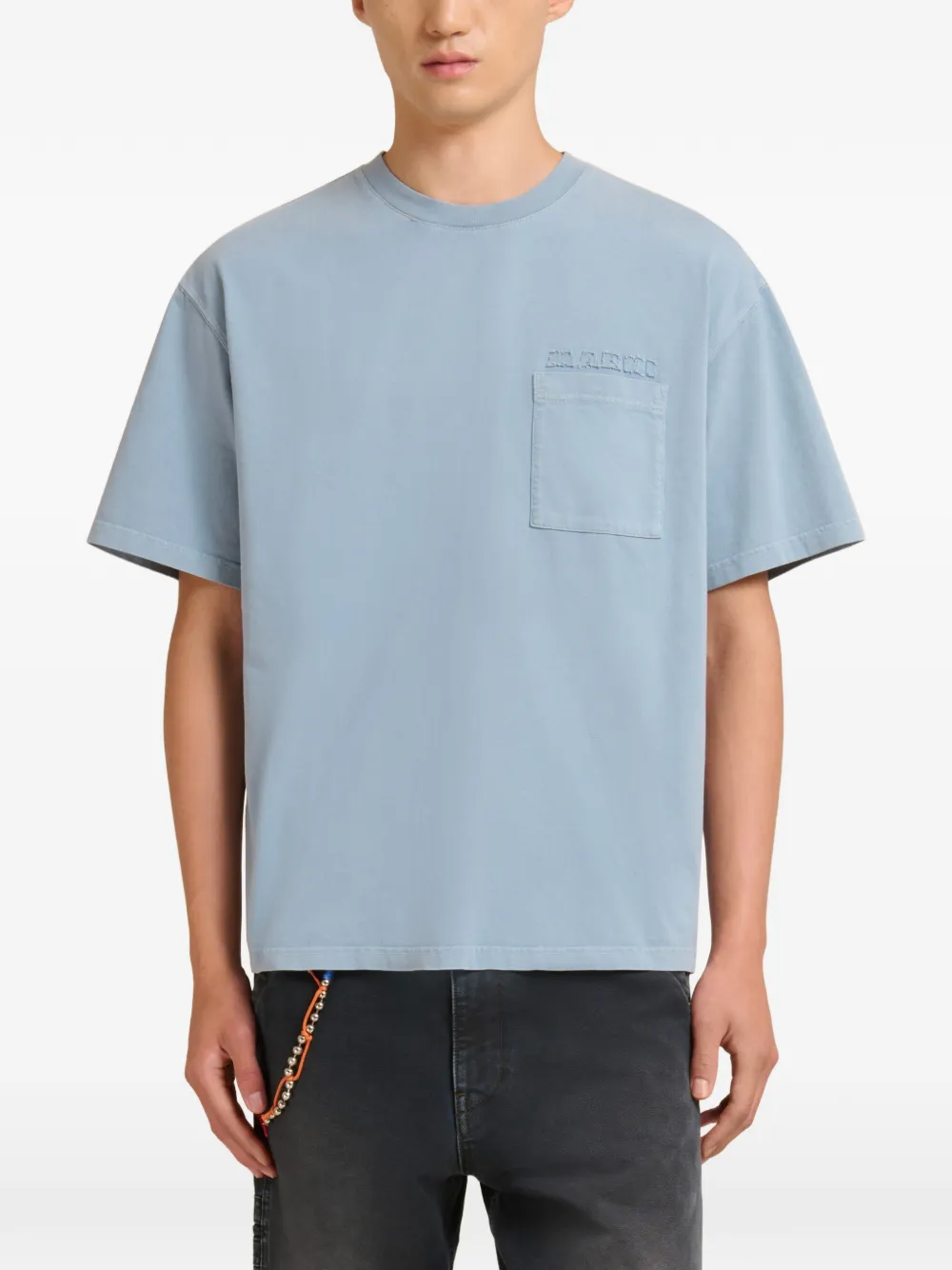 Marni T-shirt met borstzak Blauw