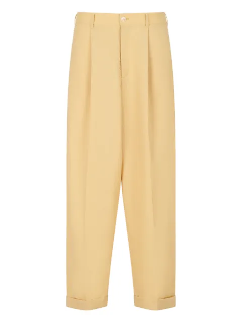 Marni pleated elasticated-waistband trousers