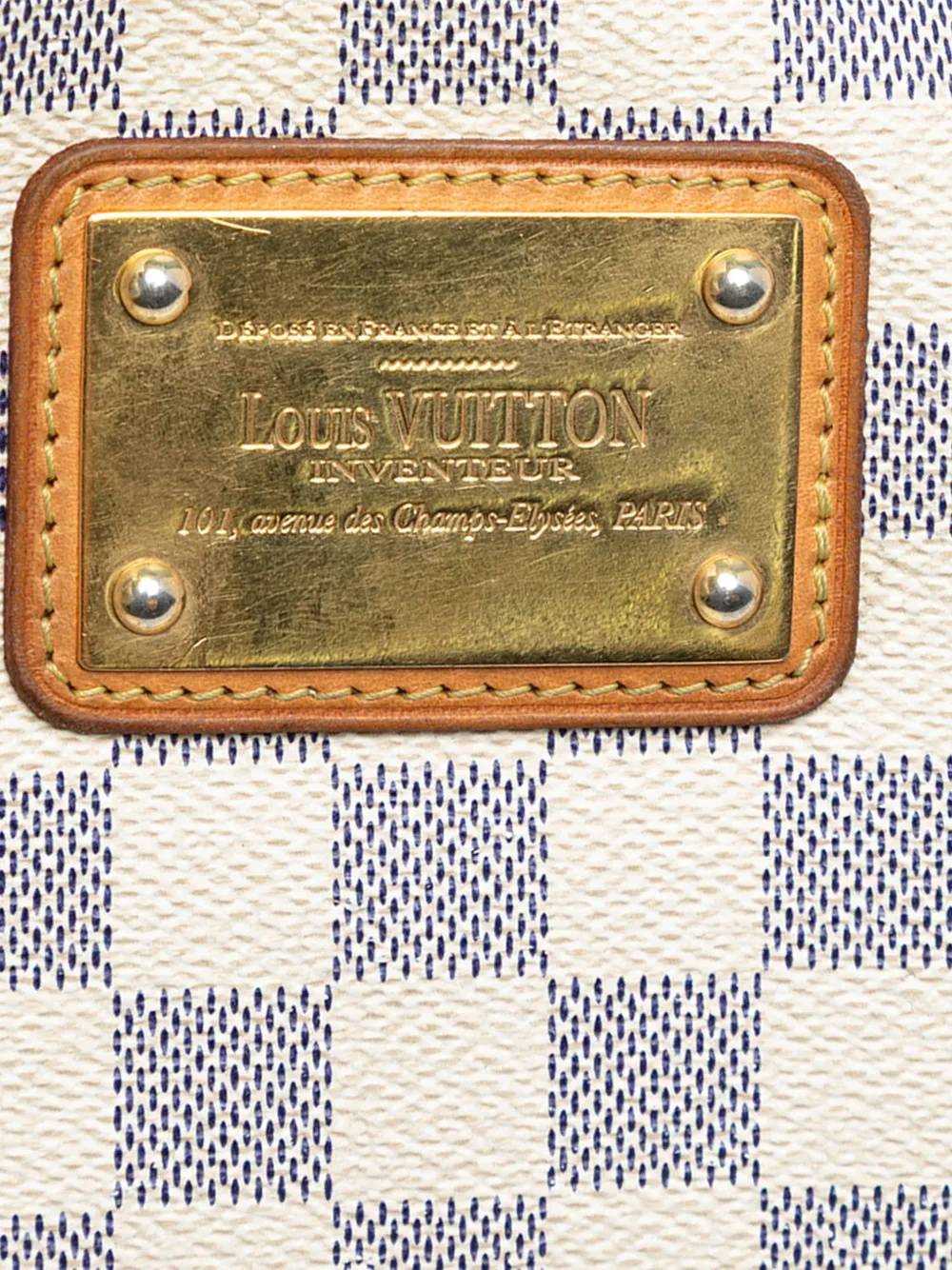 2012 Damier Azur Eva Satchel