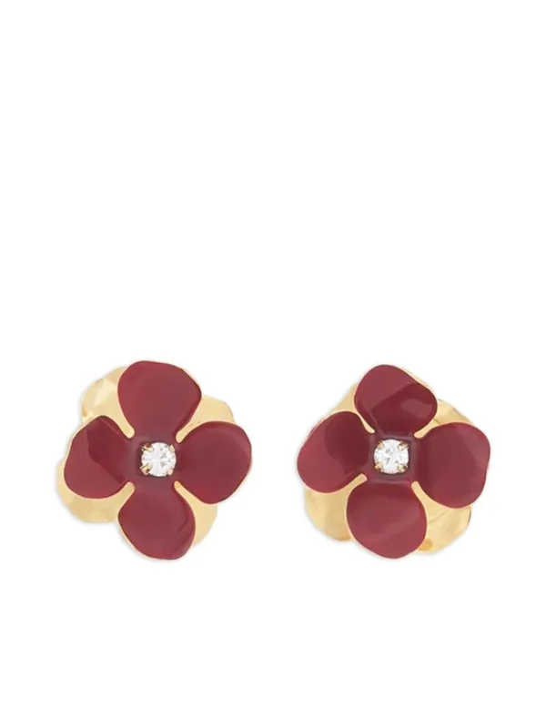 Marni Flower Stud Earrings in Gold
