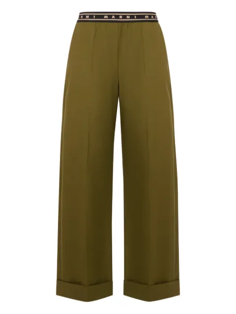 Marni pantalones rectos Tropical