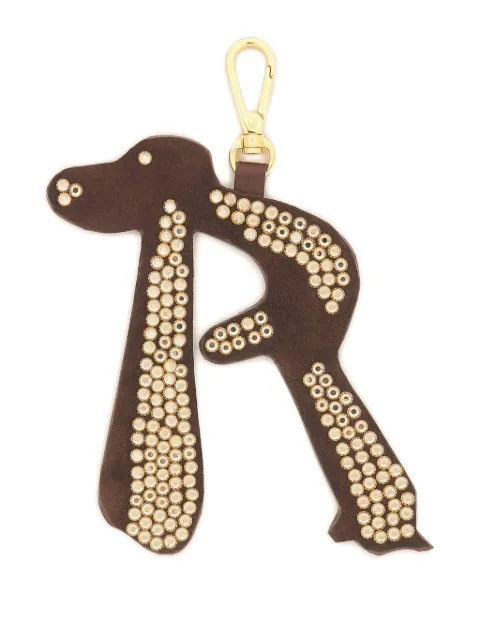 Marni rhinestone-embellishment charm keyring