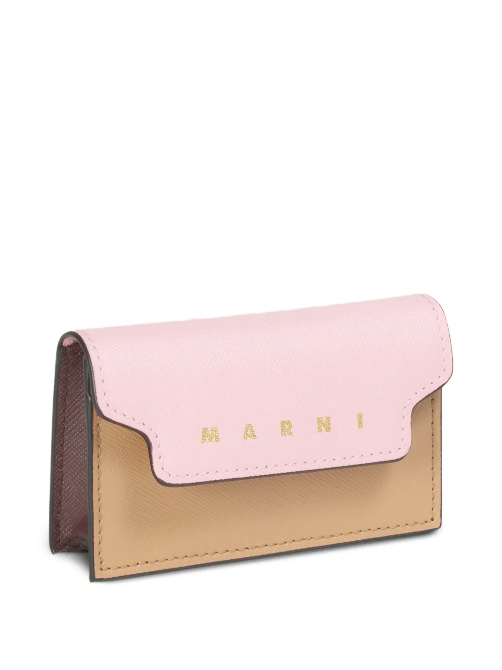  Marni Saffiano Leather Wallet - Pink 
