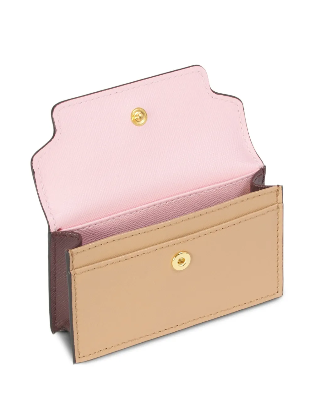 Marni Portemonnee van Saffiano leer Roze