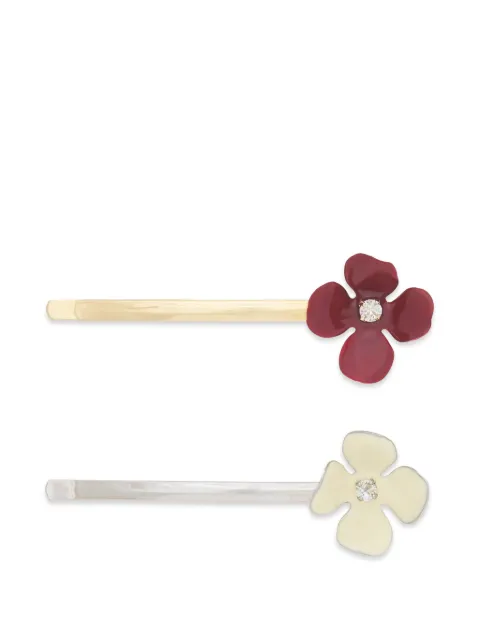 Marni flower hair clip (set of two)