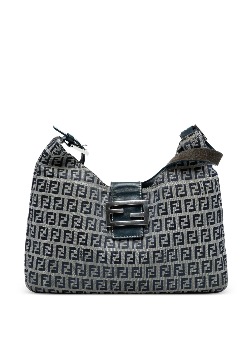 Fendi Pre-Owned 2000-2010 Zucchino Canvas shoulder bag - Grigio