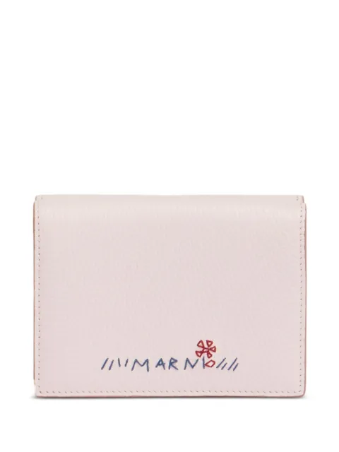 Marni cartera con bordado floral