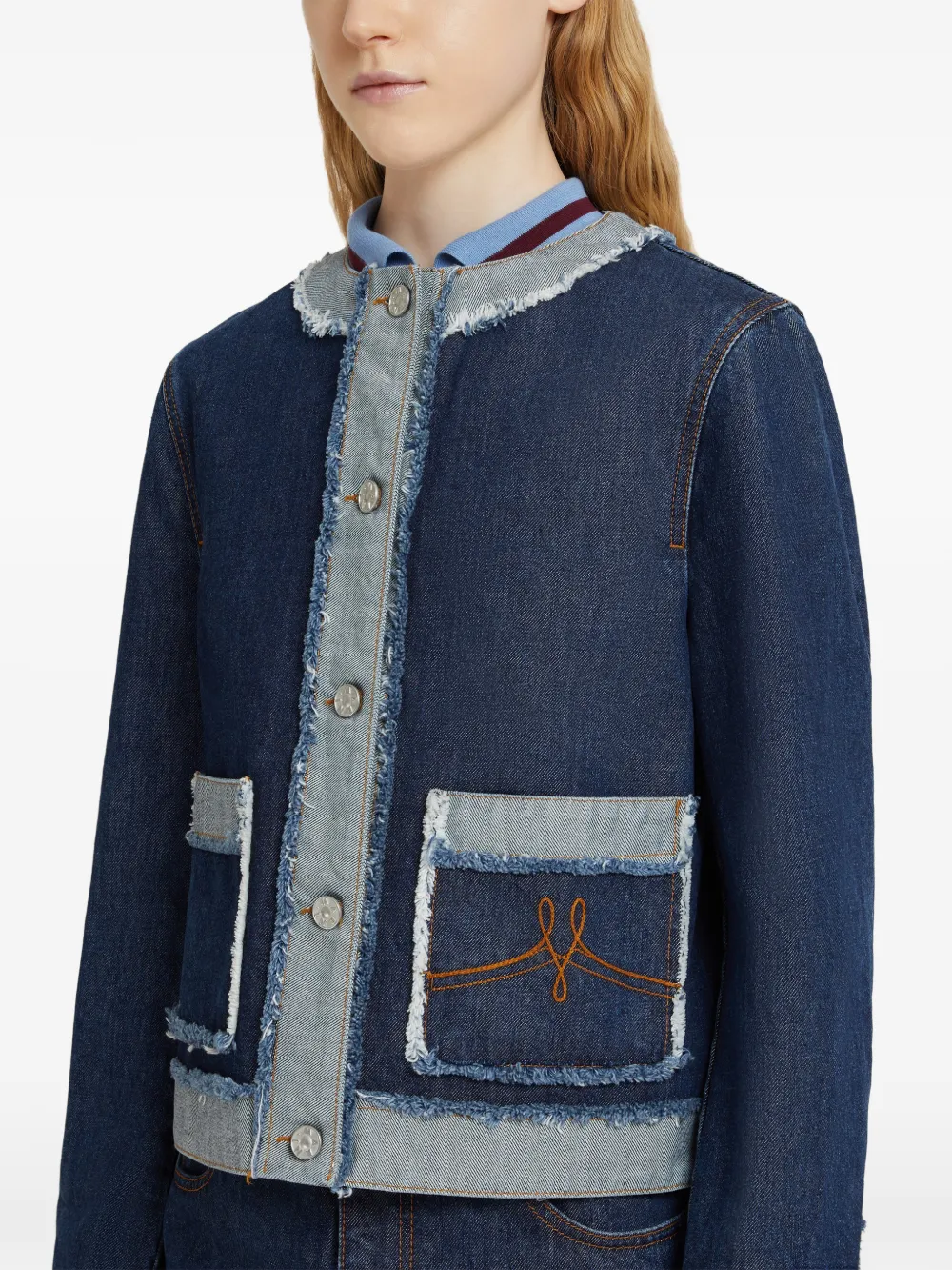 Marni Denim jack Blauw