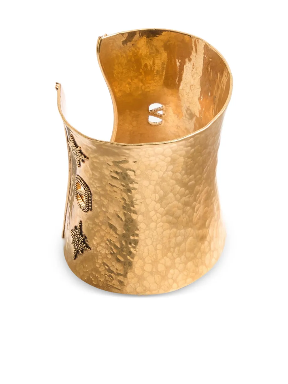 Cuffy hammered-pattern bracelet