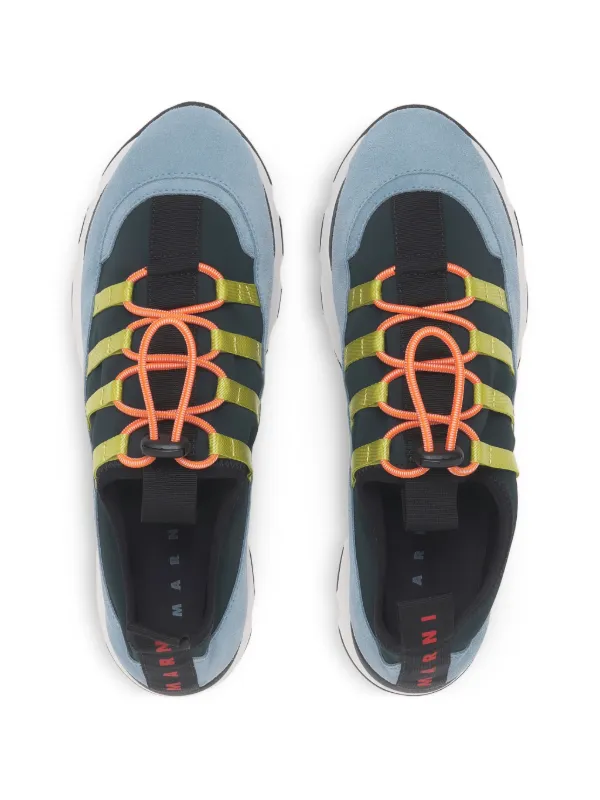 Marni side-stripe Sneakers | Blue | FARFETCH