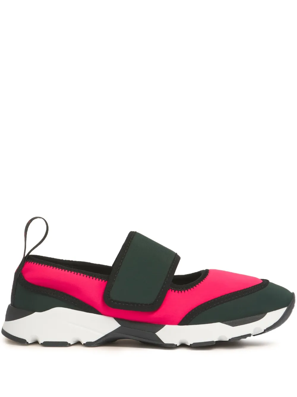 Marni round-toe strap sneakers | Pink | Image 1