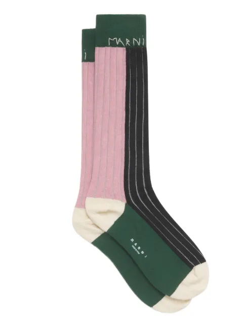 Marni ribbed knee-high socks
