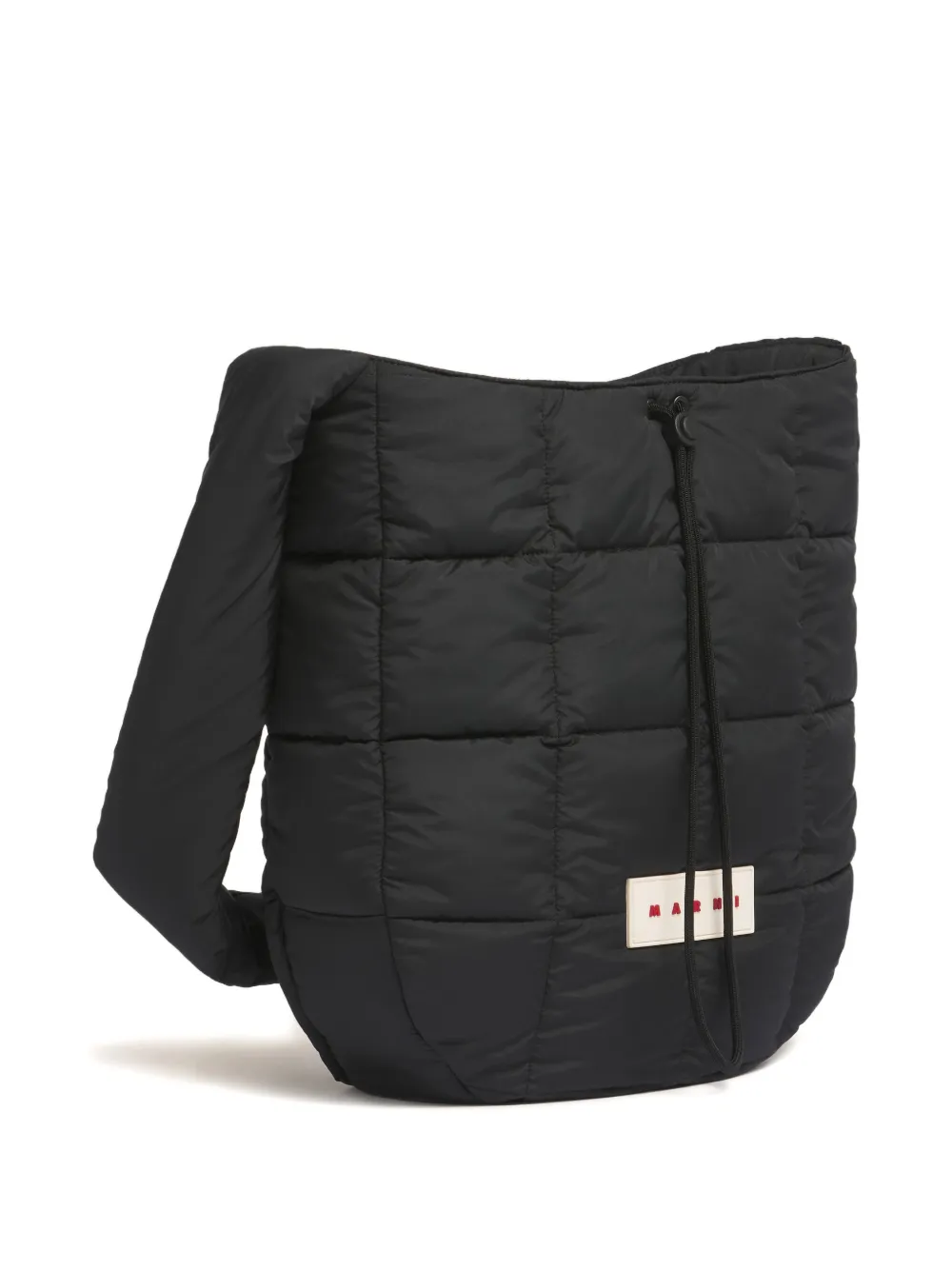 Marni quilted shoulder bag - Zwart