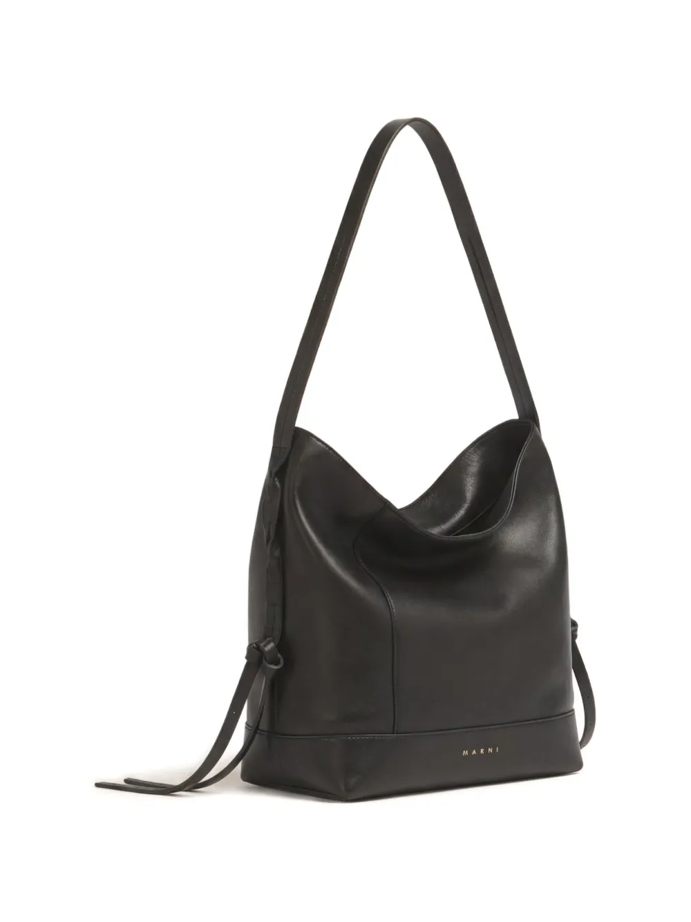  Marni Large Pod 2.0 Split-handle Shoulder Bag - Black 