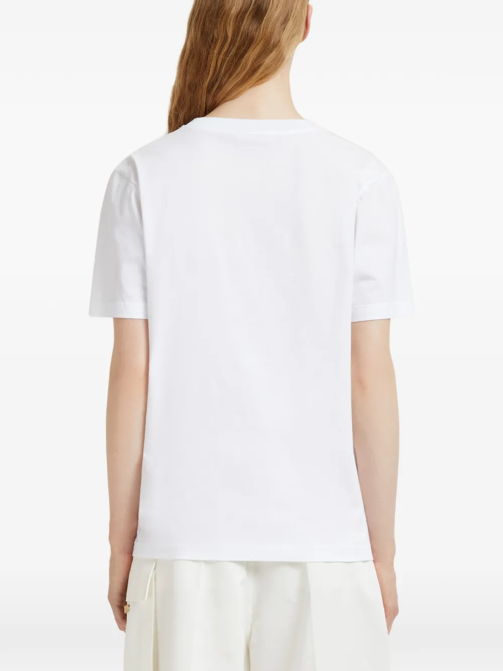 Marni T-shirt met korte mouwen en print Wit