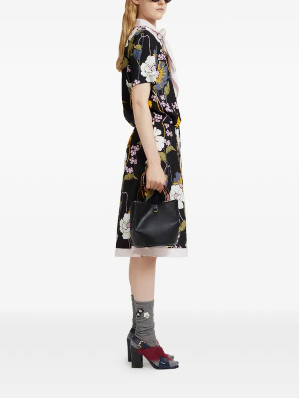 Marni フローラル ブラウス | ブラック | FARFETCH JP