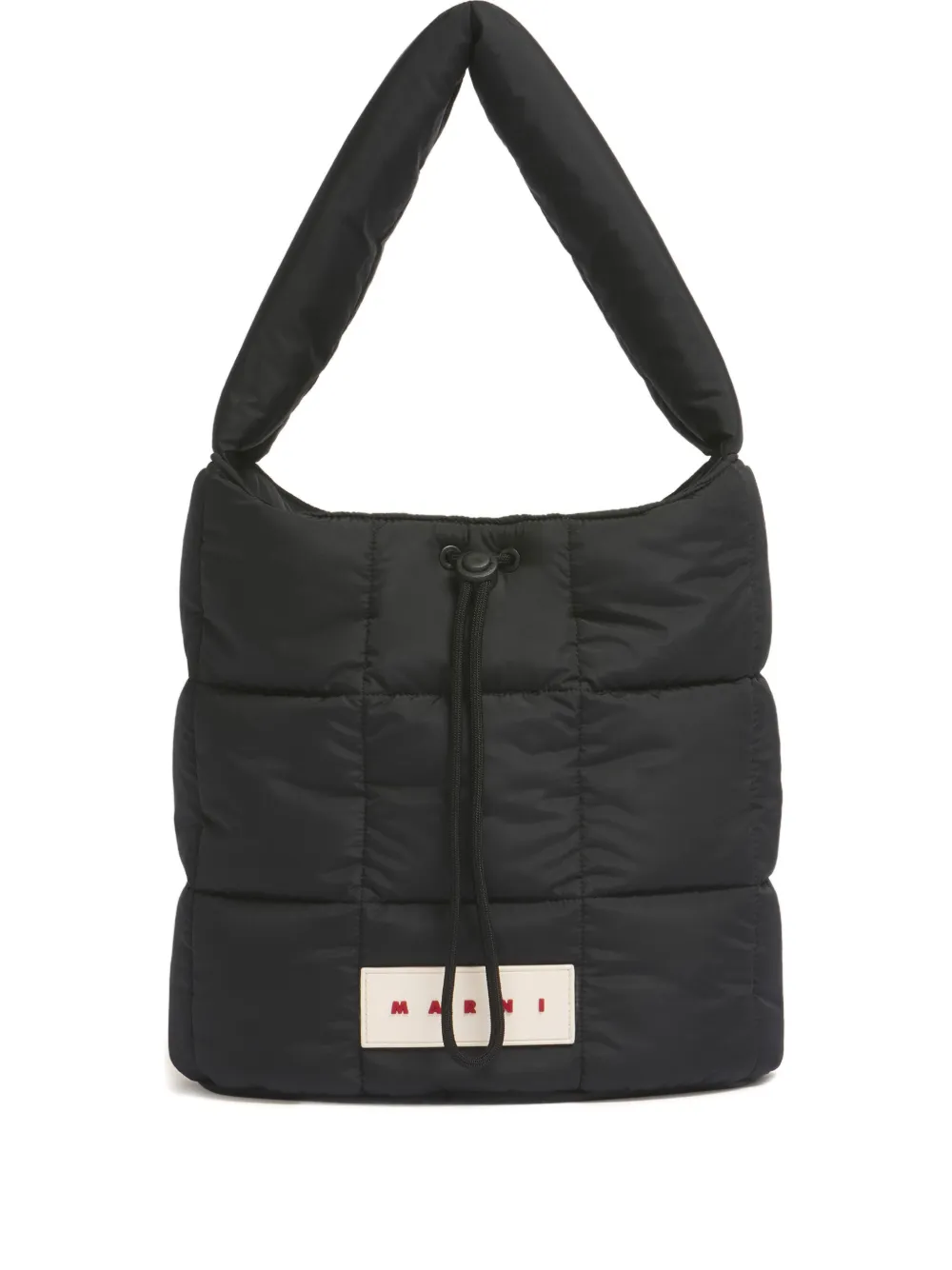 Marni Borsa a spalla trapuntata - Nero