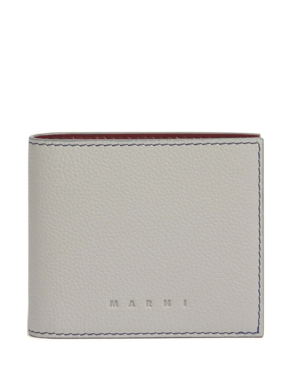 Marni Portafoglio con cuciture - Grigio
