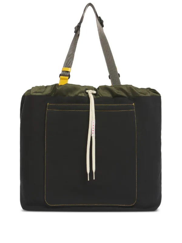 Marni ポケット トートバッグ | ブラック | FARFETCH JP