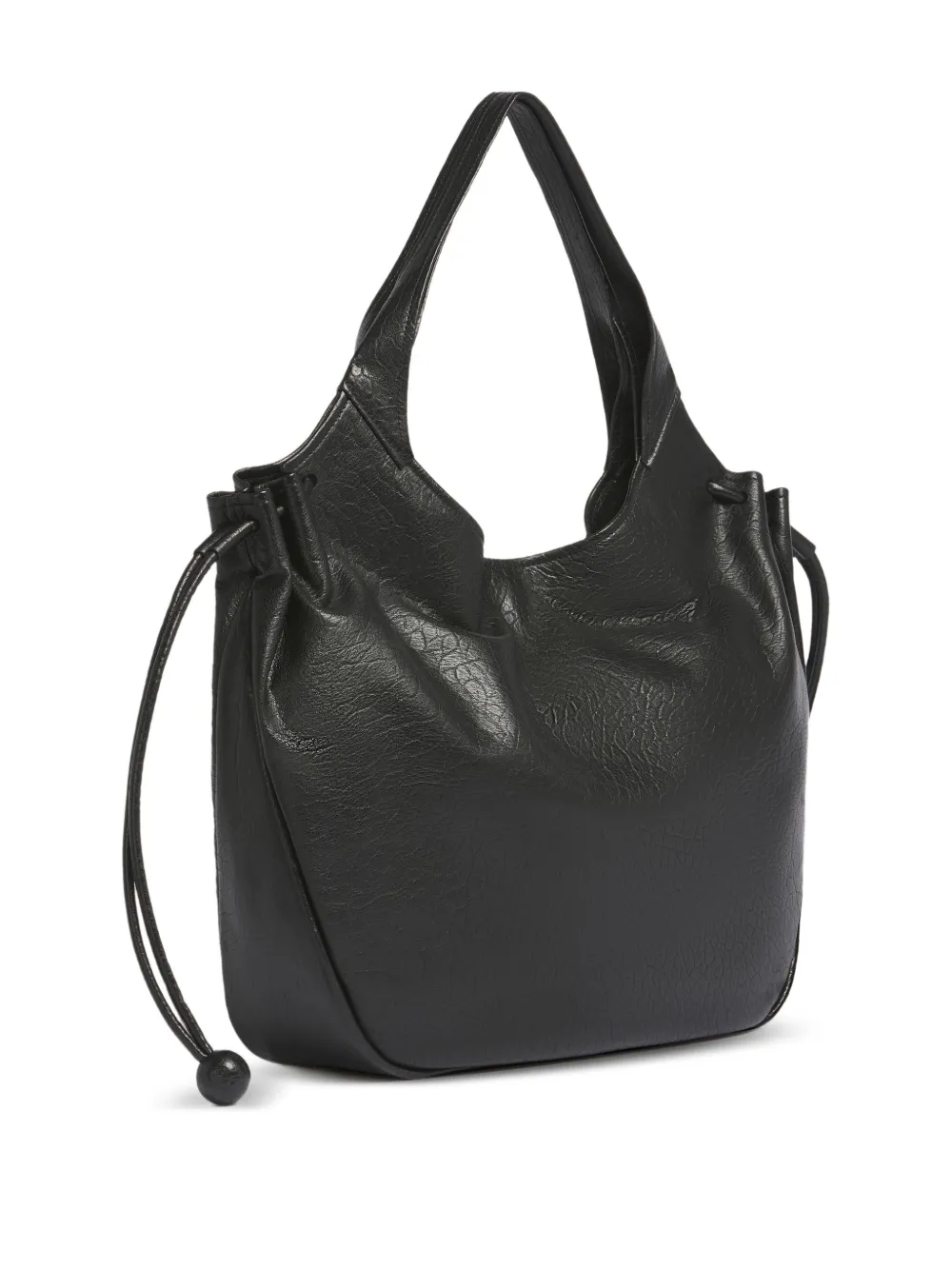 Marni Medium Trunkaroo leren shopper Zwart