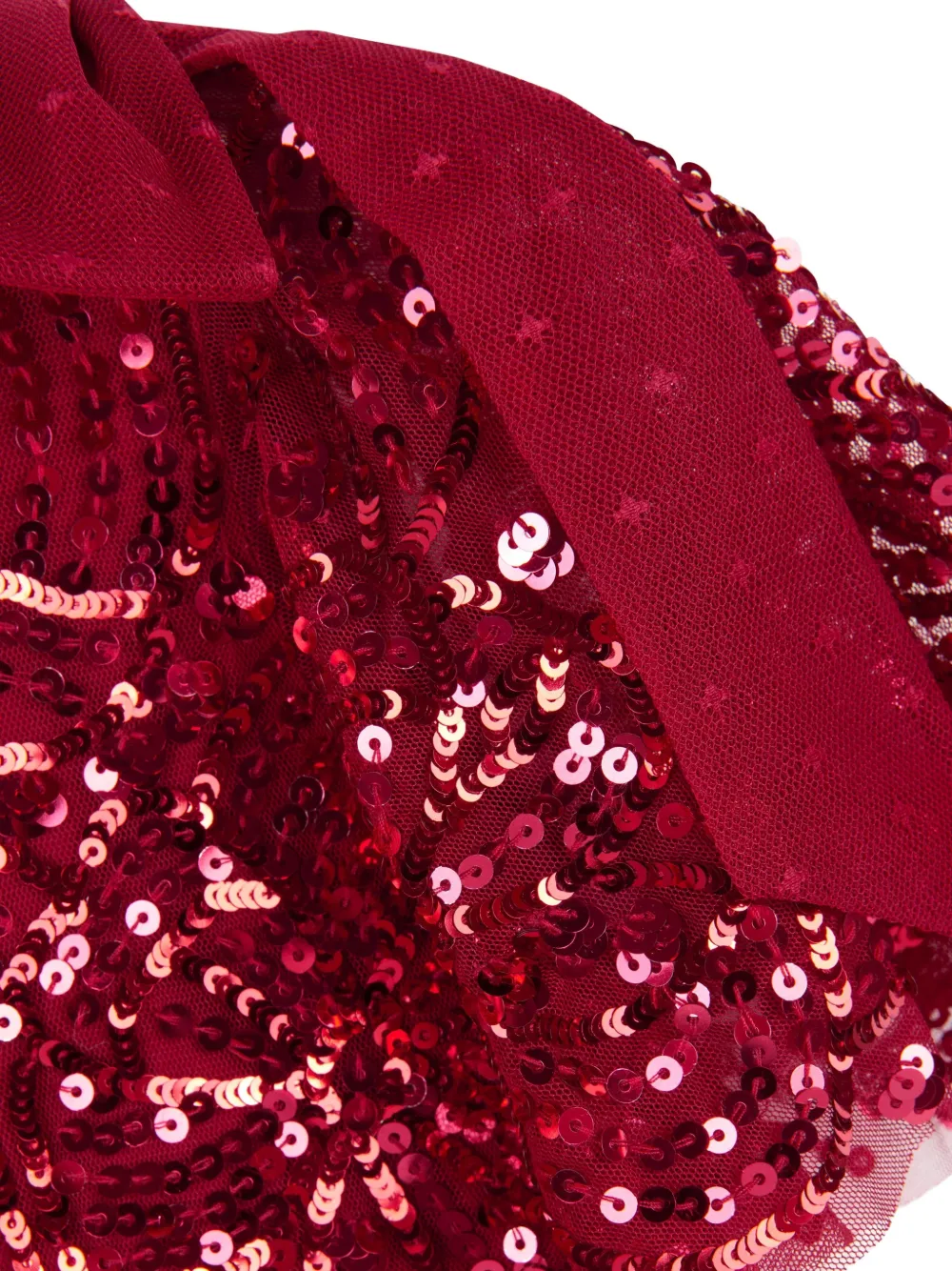 Needle & Thread Kids Sequin Bow Dress - Red 