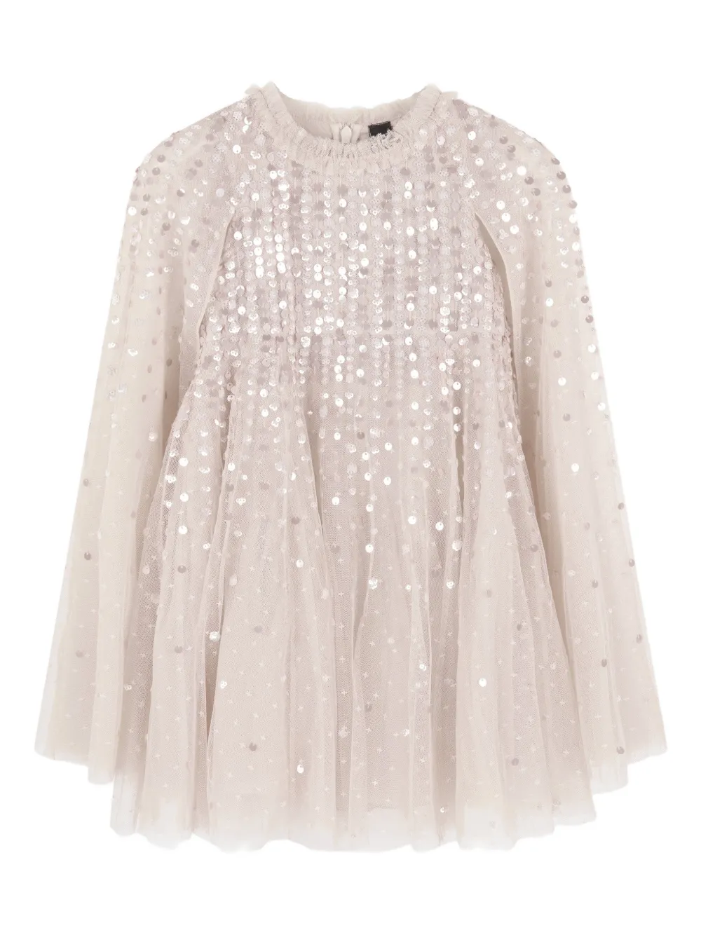 NEEDLE & THREAD KIDS Moonlight sequin embellished dress - Toni neutri