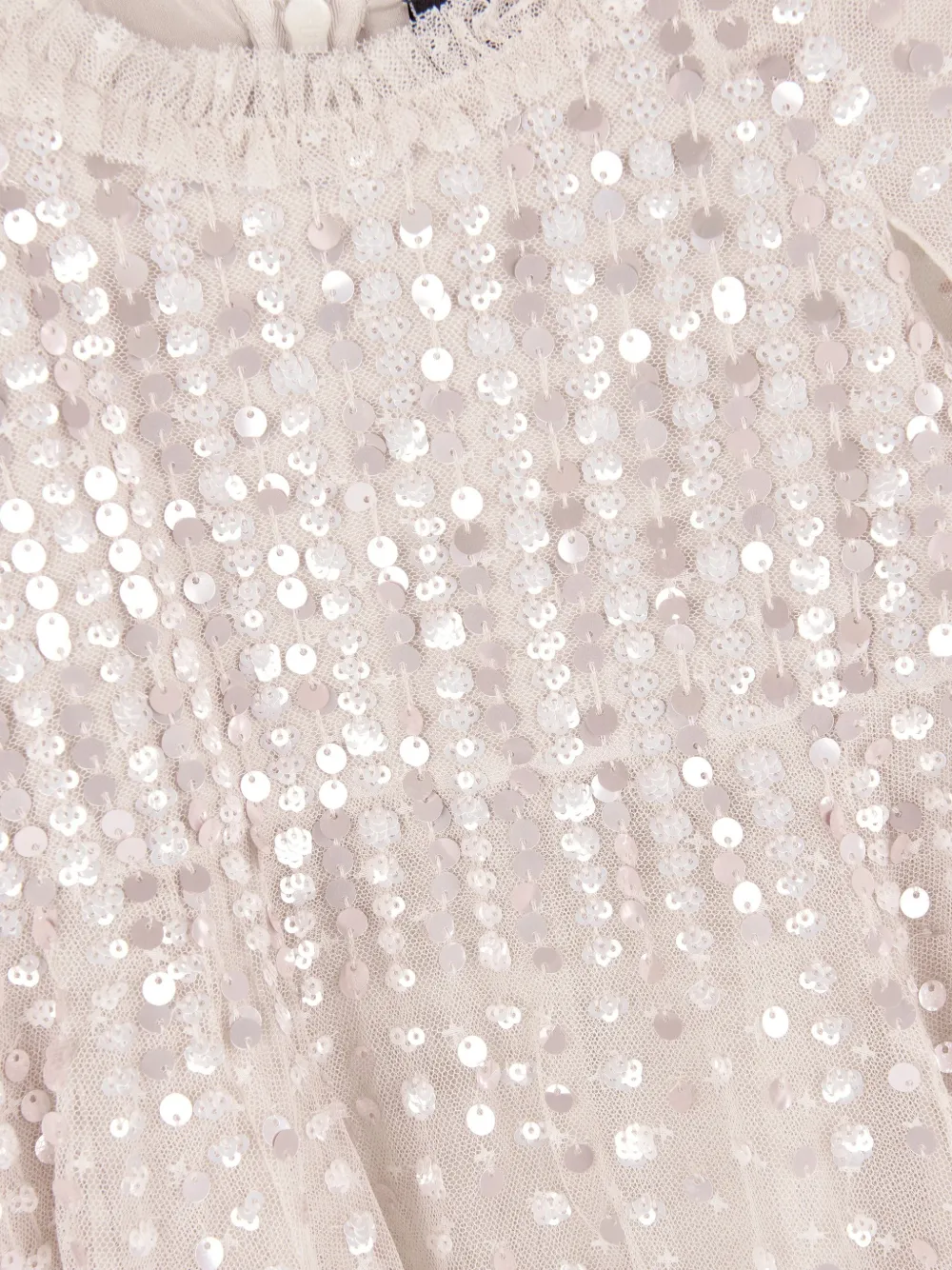  Needle & Thread Kids Moonlight Sequin Embellished Dress - Neutrals 