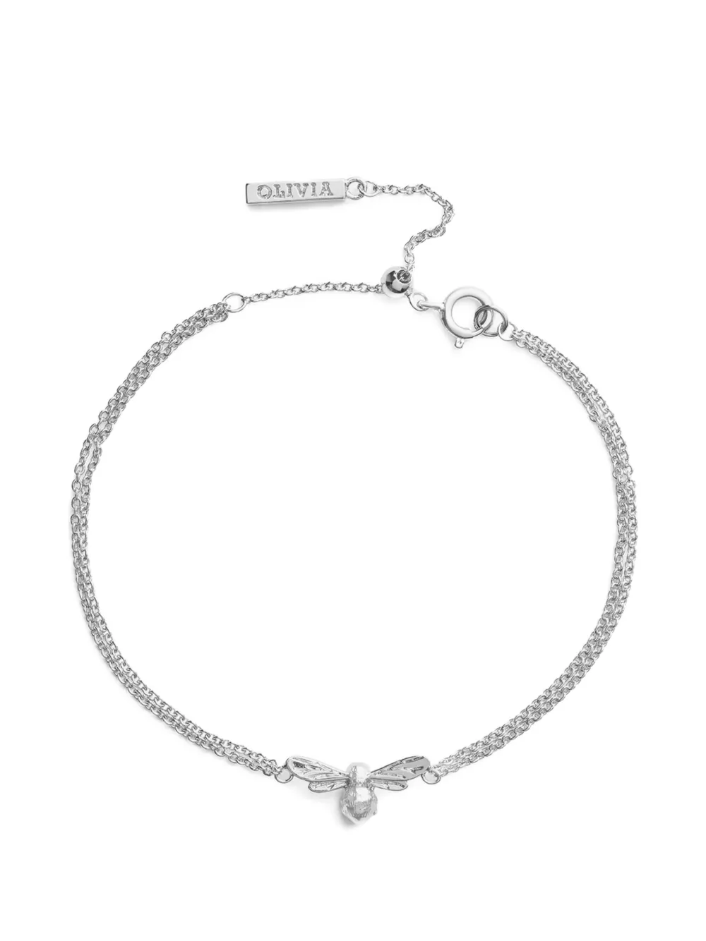 OLIVIA BURTON KIDS bee-charm bracelet - Silber