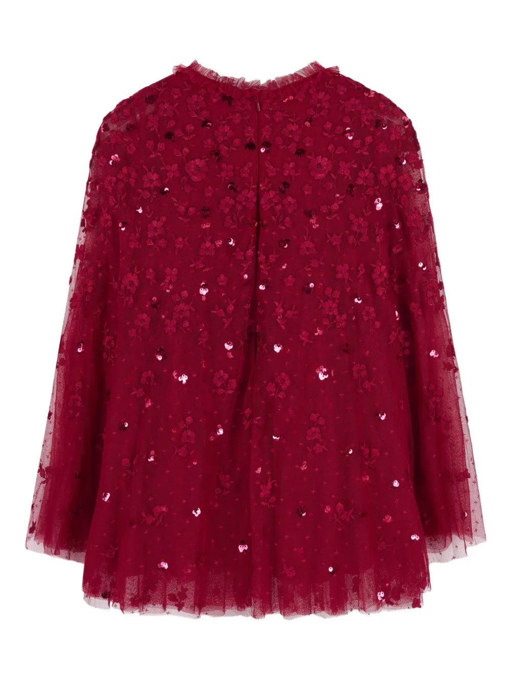 Needle & Thread Kids Heart Lattice Dress - Red 