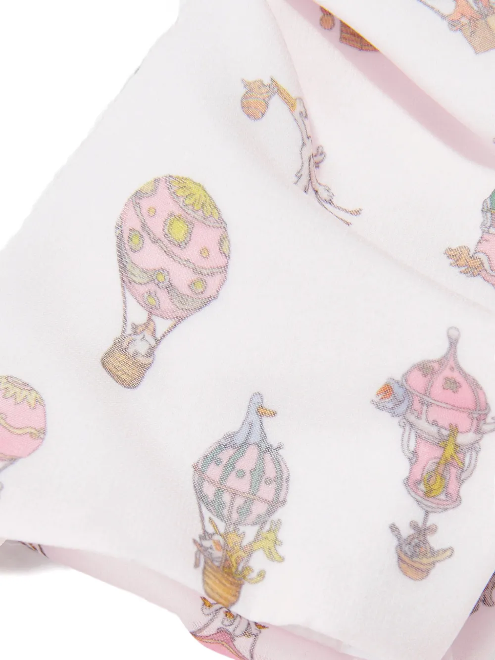 Atelier Choux T-shirt met ballonprint Wit