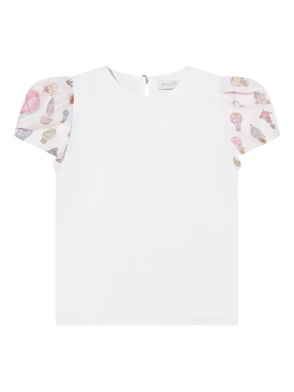 Atelier Choux playera con globos estampados | blanco | Image 1