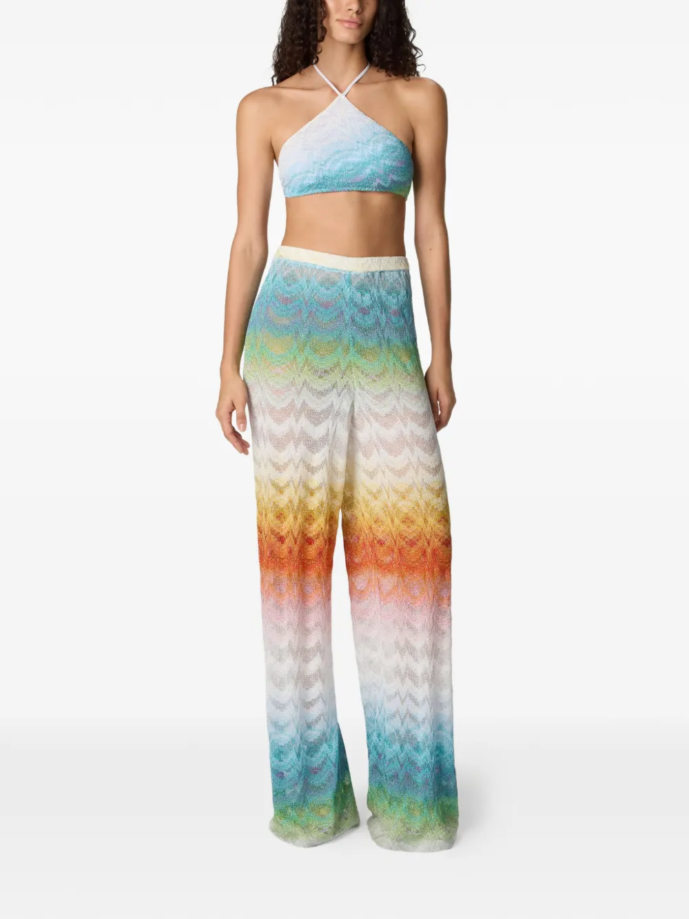  Missoni Patterned Trousers - White 