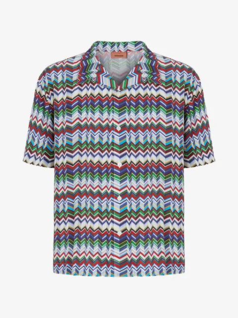 Missoni zig-zag button-down shirt