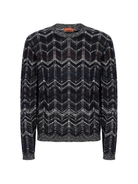 Missoni chevron-pattern crew-neck sweater