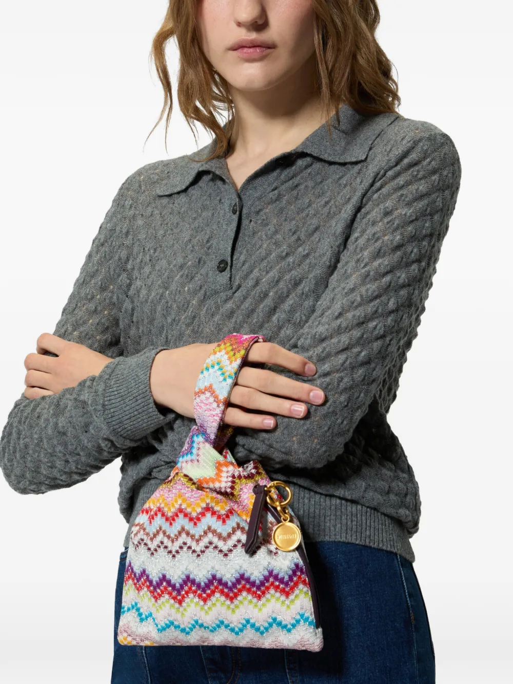 Missoni ジグザグ トートバッグ | ホワイト | FARFETCH JP
