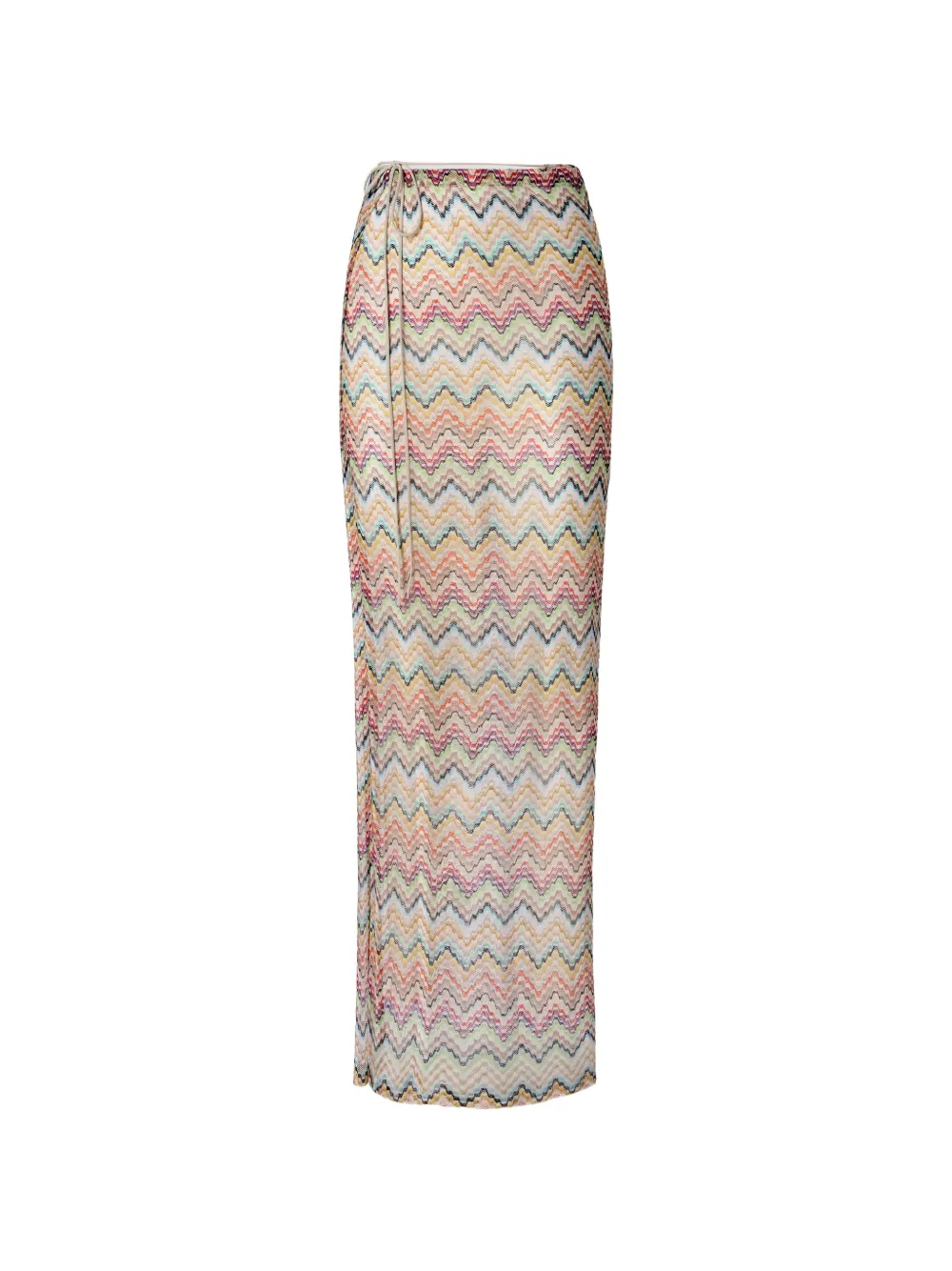 Missoni long pareo skirt with print - Neutrals