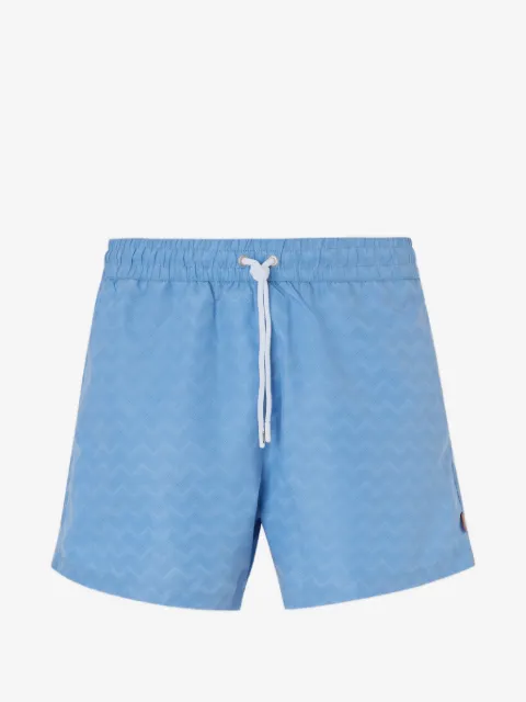 Missoni zigzag-pattern drawstring-fastening swim shorts