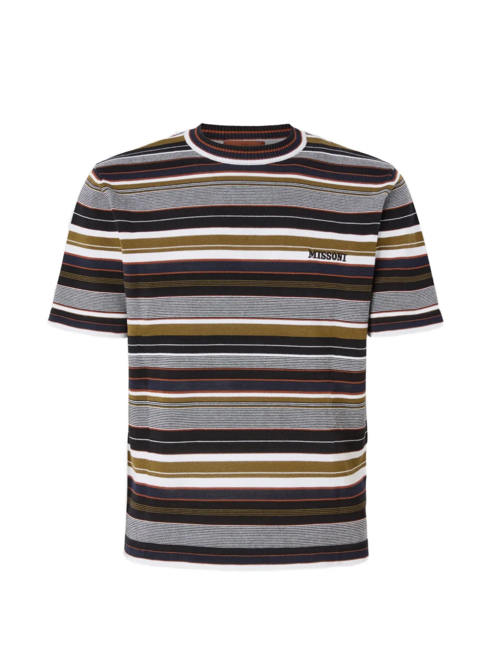 Missoni striped-pattern T-shirt - Grigio
