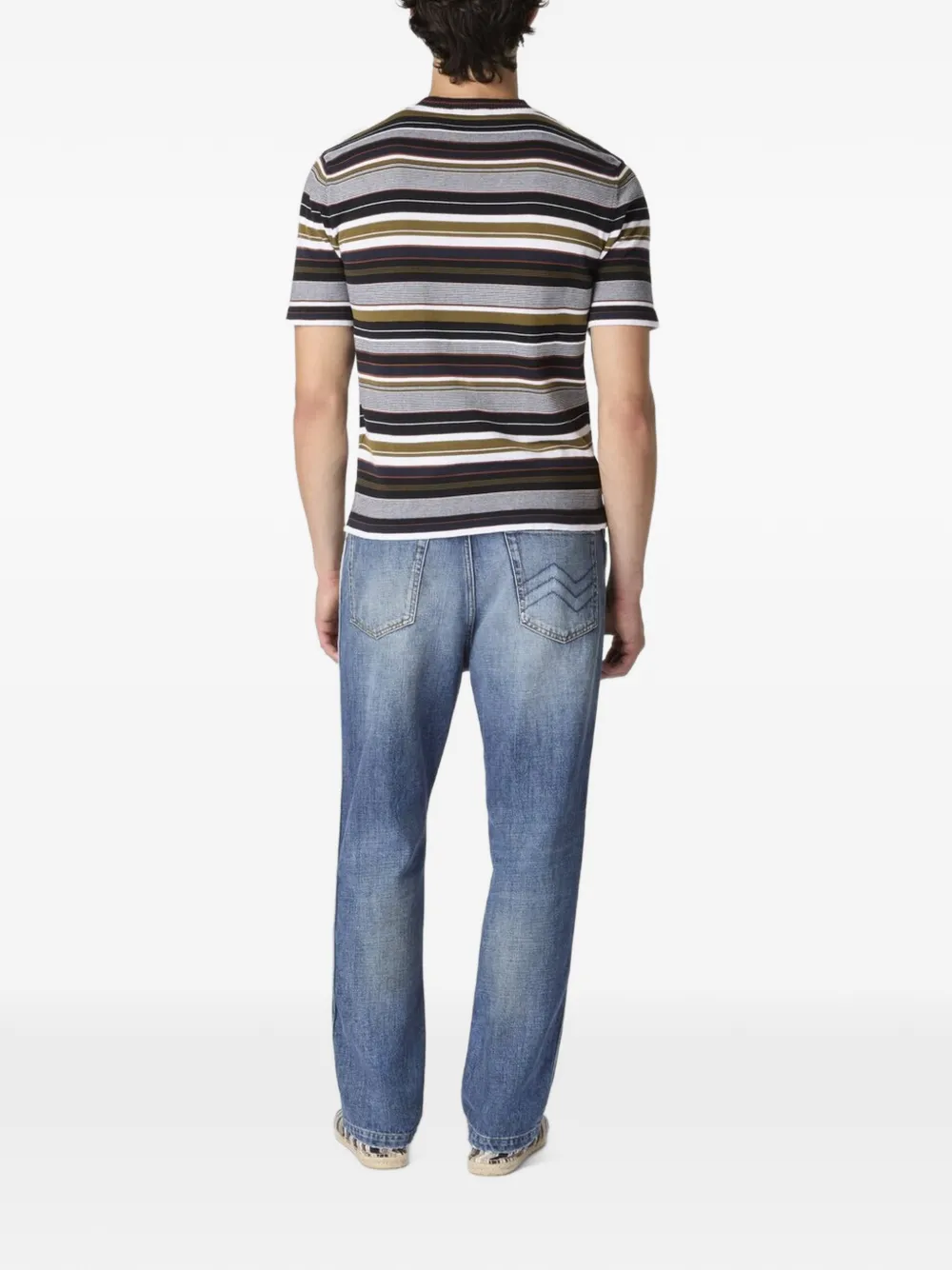 Missoni Gestreept T-shirt Grijs