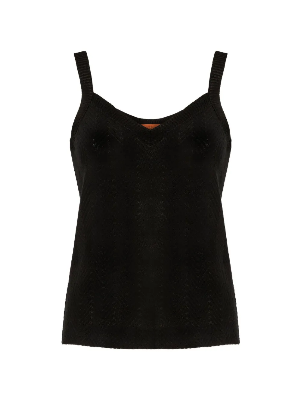 Missoni V-neck sleeveless tank top - Nero
