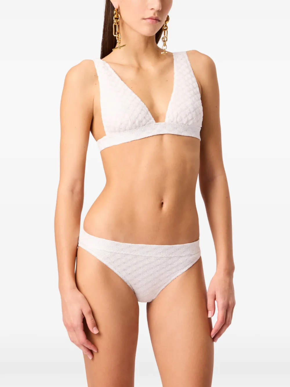  Missoni Textured Bikini Set - White 