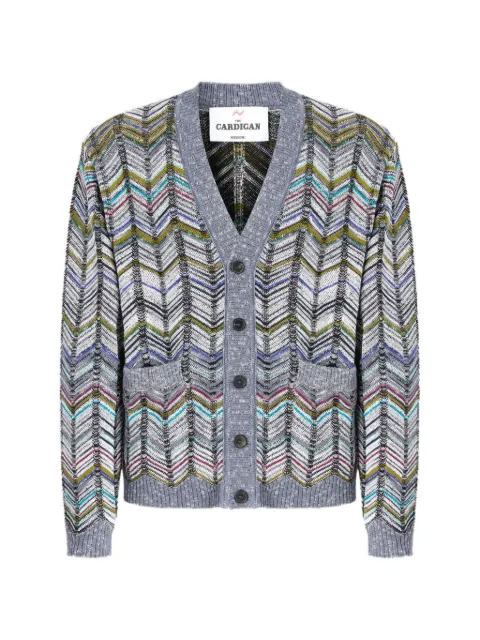 Missoni chevron-pattern cardigan
