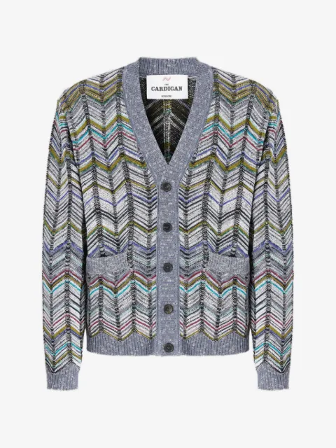 Missoni chevron-pattern cardigan