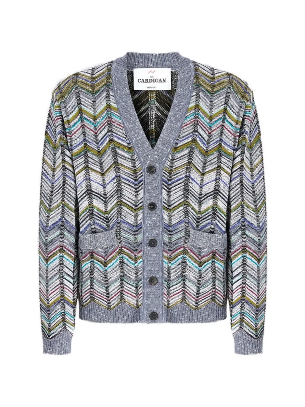 Missoni Vest met chevron patroon Grijs
