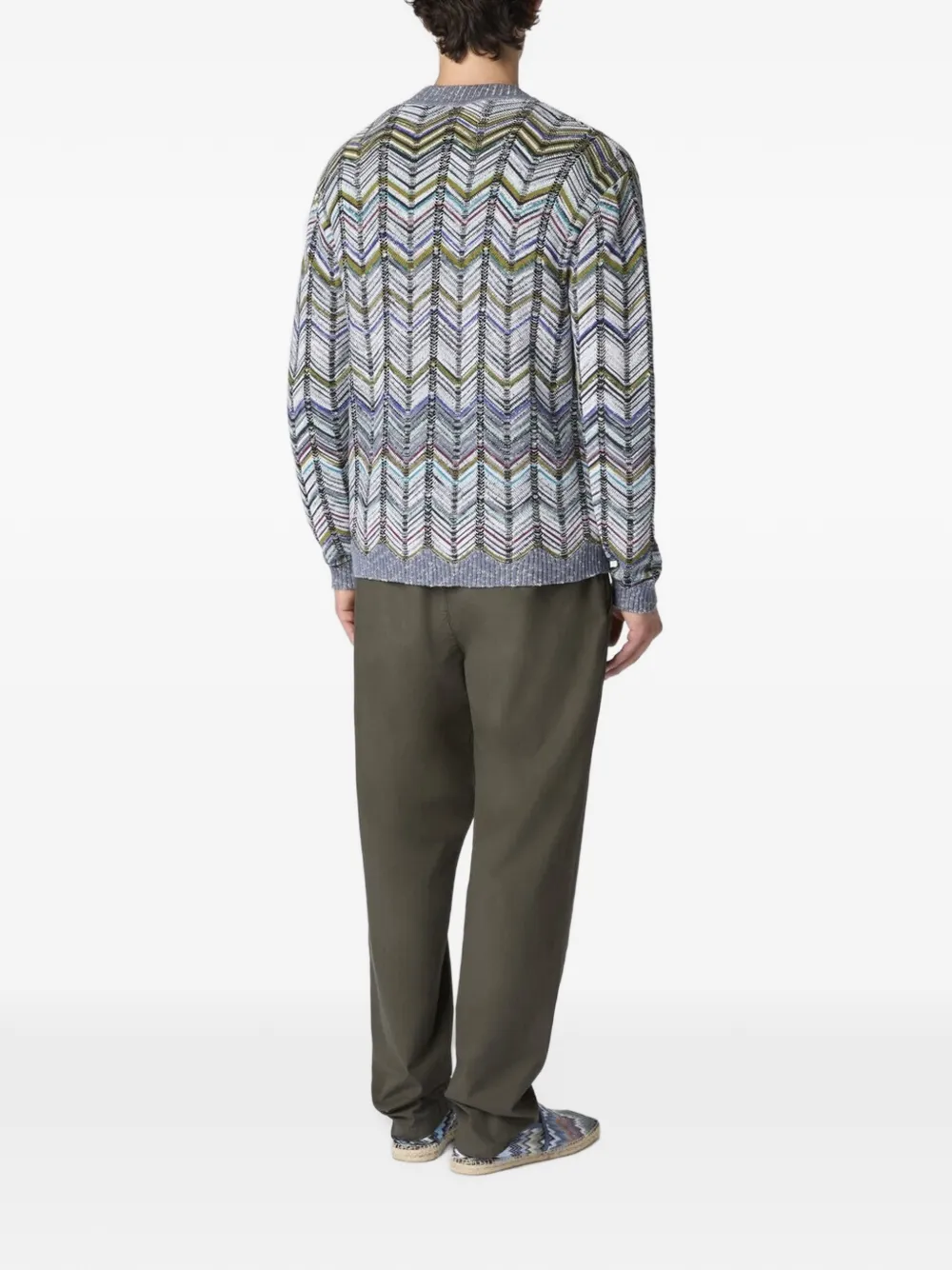 Missoni Vest met chevron patroon Grijs