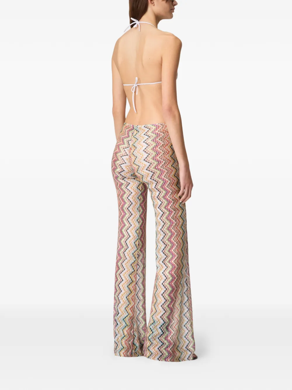Missoni Broek met zigzag-patroon Beige