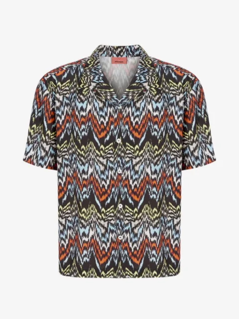 Missoni Camisa mangas curtas com padronagem