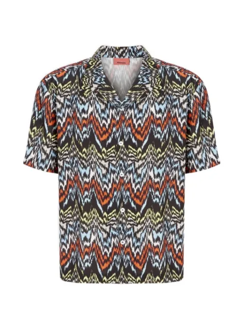Missoni camisa estampada manga corta
