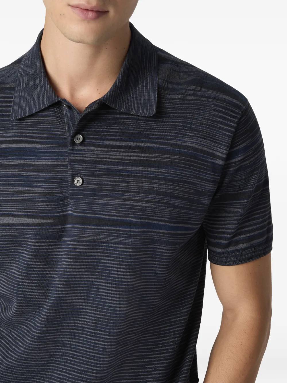 Missoni Gestreept poloshirt Blauw